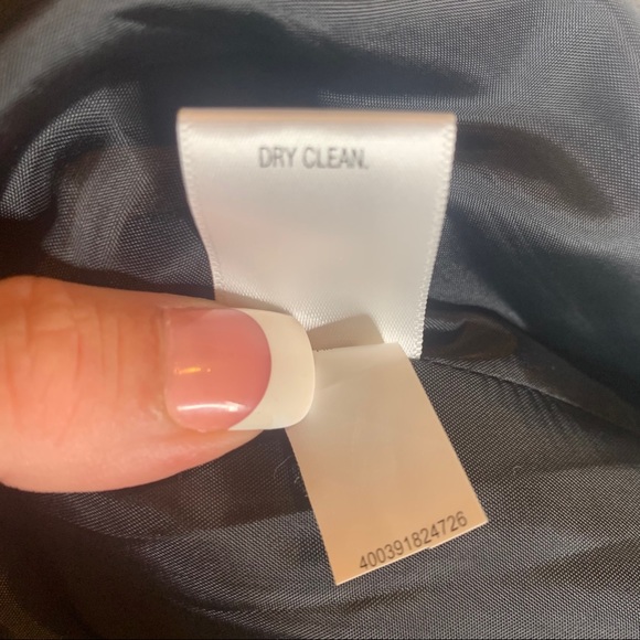 APT 9 Black Pinstripe The Torie Jacket & Pencil Skirt Career Suit 6 NWT - Picture 8 of 11